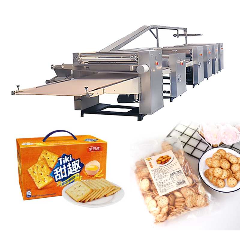 304 Stainless Steel Complete Biscuit Production Line for Walnut Cake Biscuits
