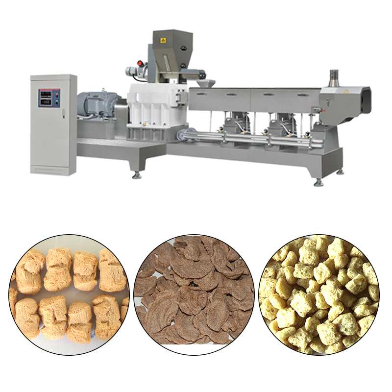 11-20kw Automatically Textured Vegetable Protein TVP Line Machine 600-1000kg/h