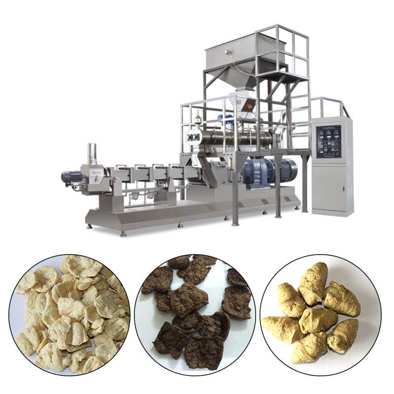 11-20kw Automatically Textured Vegetable Protein TVP Line Machine 600-1000kg/h