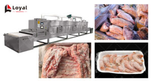 Defrosting Equipment Industrial Tunnel Microwave Defrosting Frozen Meat