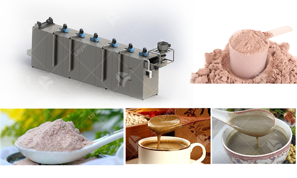 Queue Developer Powder Components of Nutrition powder Process Line - Shandong Loyal Industrial ...