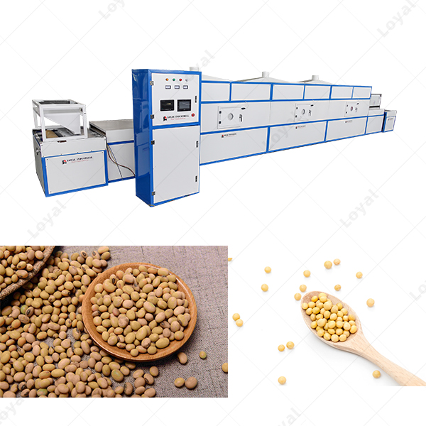 High efficiency microwave drying machines