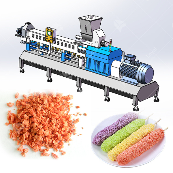 Fully automatic bread crumb production line